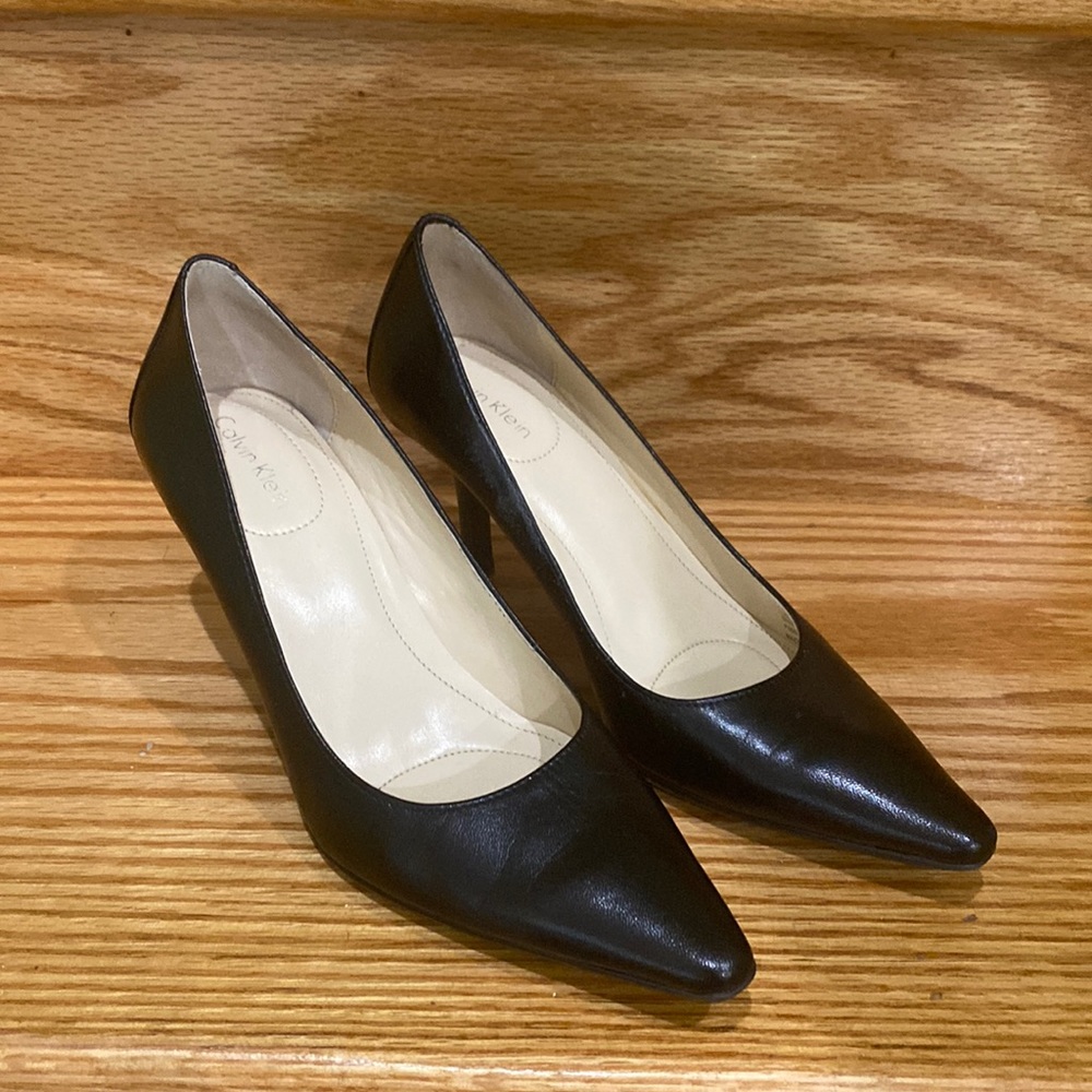 Calvin Klein leather heels